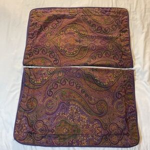 Chaps Preston paisley standard shams